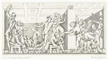 PAUL CADMUS Twelve Etchings.